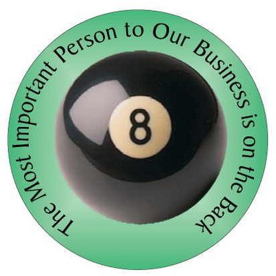 8 Ball Photo Hand Mirror (2½" Diameter)
