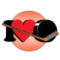 I Love Hockey Mighty Mini Magnet