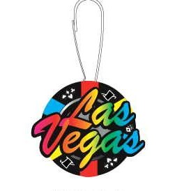 Las Vegas Poker Chip Zipper Pull
