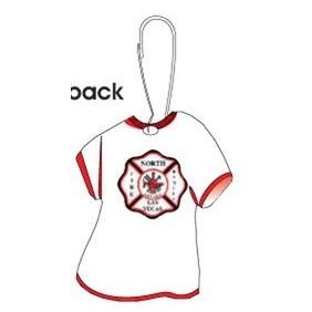 Fire Rescue Badge T-Shirt Zipper Pull