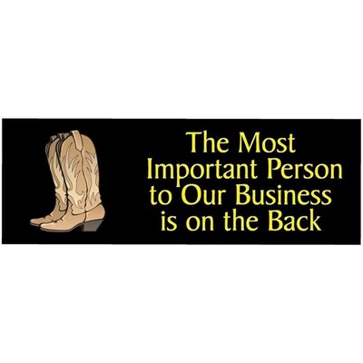 Cowboy Boots Panoramic Photo Hand Mirror (1 5/8"x4 5/8")