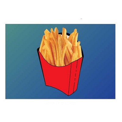 French Fries Rectangle Metal Photo Magnet (2"x3")