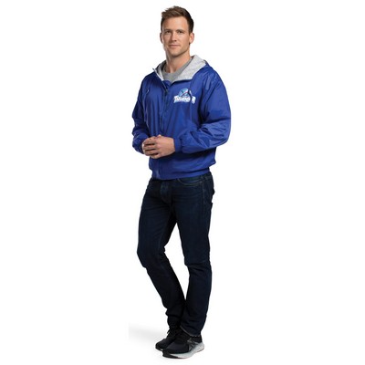 Augusta Sportswear Hooded Taffeta Jacket w/Fleece Lining