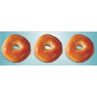 Round Bagel Panoramic Metal Photo Magnet