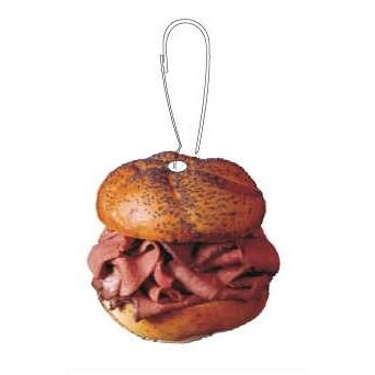 Roast Beef Sandwich Zipper Pull