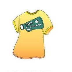 Megaphone T-Shirt Lapel Pin