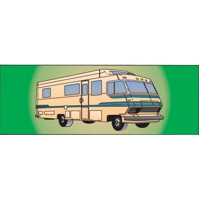 Recreational Vehicle Panoramic Metal Photo Magnet