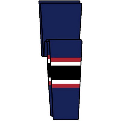 Columbus Pro Series Royal Blue Socks w/White & Red Stripes