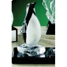 Hand Blown Glass Penguin Award