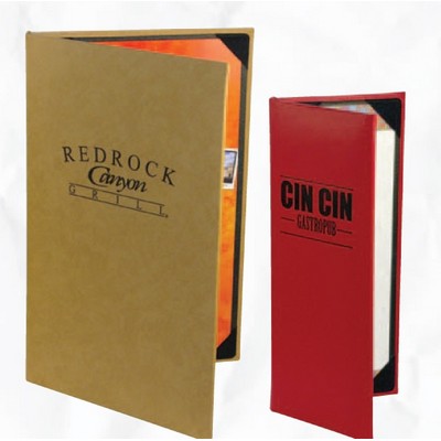 Kensington Single Panel 1 View Menu Cover (4 1/4"x11" Insert)