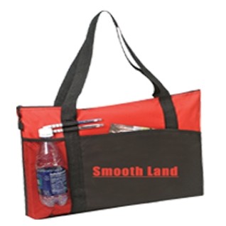 Poly Tote Bag w/ Zipper (20"x14")