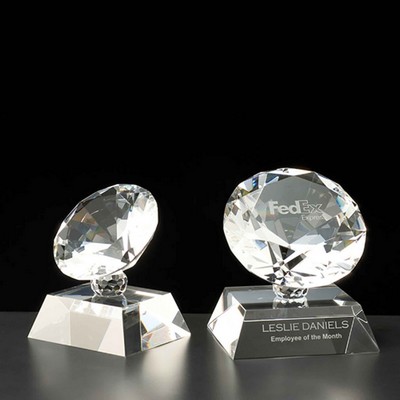 4 1/2" Rock Crystal Diamond Award