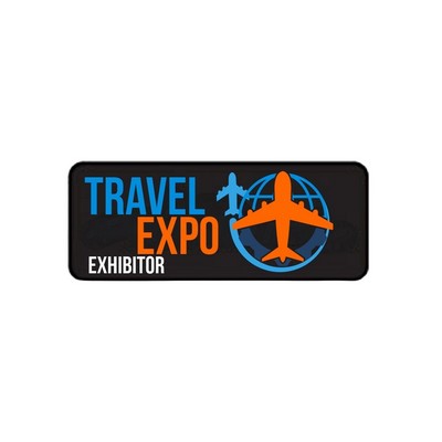 Full Color 50 Mil Name Badge (1"X2.5") Rectangle - No personalization included