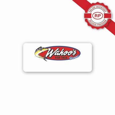 Full Color 50 Mil Name Badge (1.25"X3") Rectangle - No personalization included