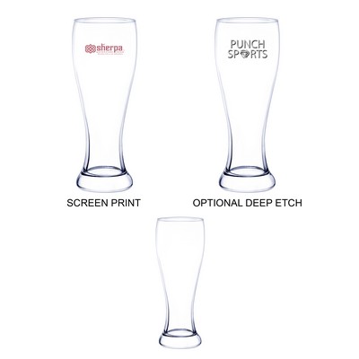 23 oz Pilsner Selection Standard Pilsner Glass (Screen Printed)