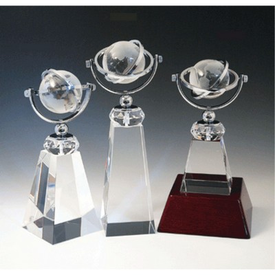 World Gyro Optic Crystal Award (2¾"x 9½")