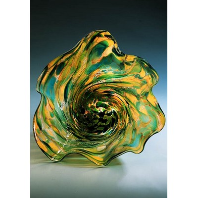 Tide Pool Lantern Art Glass Bowl w/o Marble Base (6.5"x3.5")
