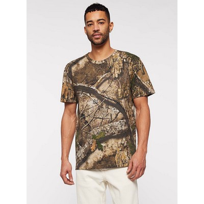 Code Five® Unisex Licensed Realtree® Crew Neck Short Sleeve Ringspun Jersey T-Shirt
