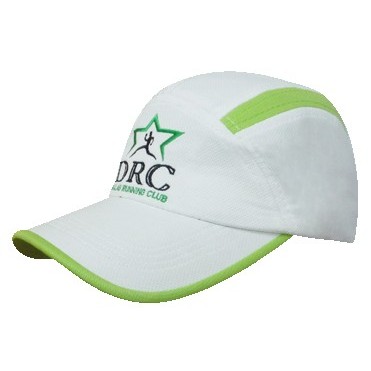 Runners Cap w/Crown Stripe & Visor Trim
