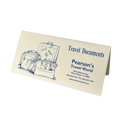 Standard Design Travel Documents Folder with Your Imprint and Luggage Design