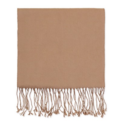 Camel Tan Bamboo Muffler Scarf