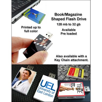 Book Flash Drive - 512 MB Memory
