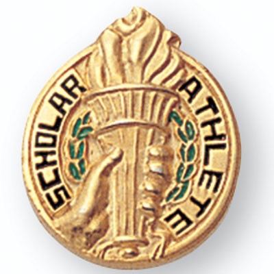 ¾" Scholar Athlete Lapel Pin