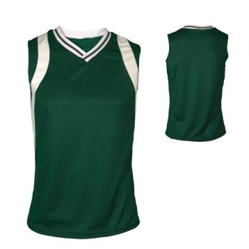 Women's Cool Mesh Multi Sport Jersey Shirt w/ Contrast Front Panel & Stripe Trim