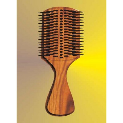 Hair Brush Metal Photo Magnet (2 1/2"x2 1/2")