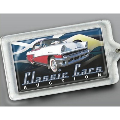 Large Rectangle Acrylic Key Tag