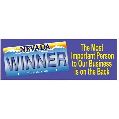 Nevada License Plate Panoramic Hand Mirror (1 5/8"x4 5/8")