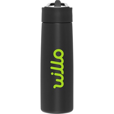 24 oz h2go Hydra Water Bottle (Matte Black)