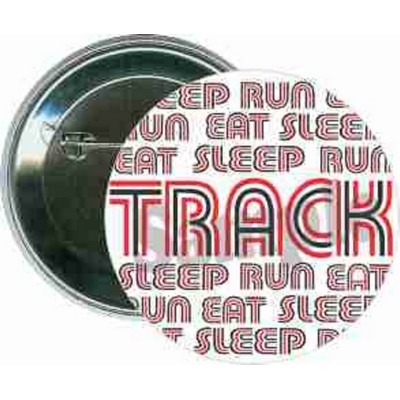 Track - Eat Sleep Run, Track - 2 1/4'' Round Button