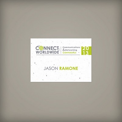 Single-Sided 3.5 x 2.5" Seed Paper Name Tags