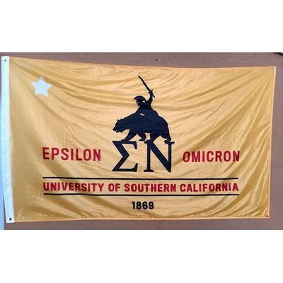 Flag Custom Screen Printed 2 x 3' (3 Color)