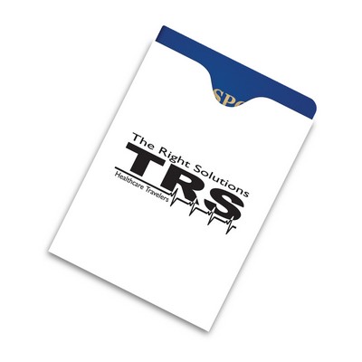 Pad Printed ID Shield RFID Passport Sleeve