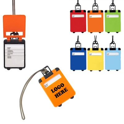 Suitcase Shaped ABS Plastic Luggage Tag