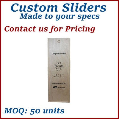 Custom Hinged Wood Crate / Custom Wood Box - Made to Order