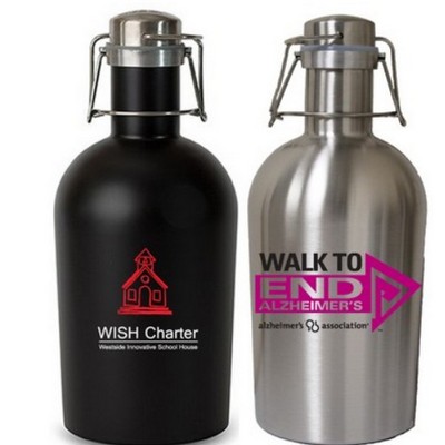 64oz Single Wall Stainless Steel Beer Growler