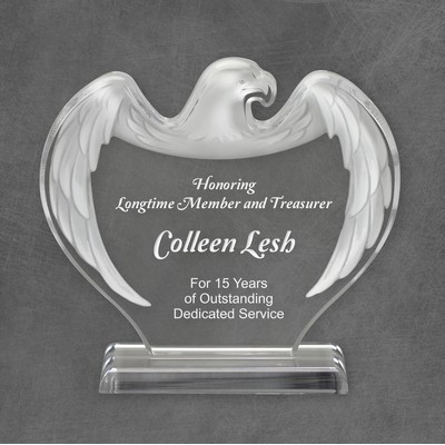 Eagle Shaped Acrylic Award 6 5/8"H