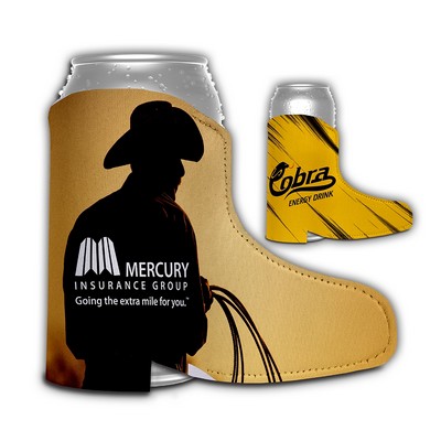 Cowboy Boot Can Cooler