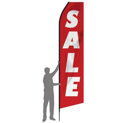 Advertising Flags (Economy Outdoor) 16' Single-Sided