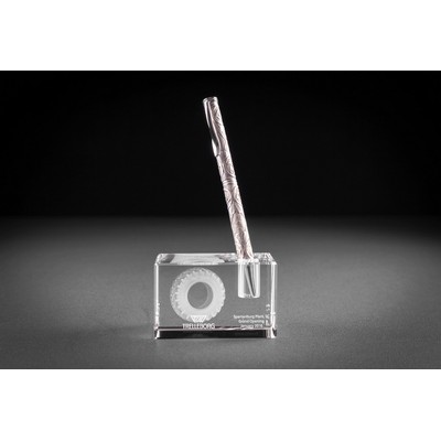 Rectangle Pen Holder 2 x 2 x 3 1/8"