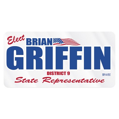 Rectangle Sticker | Round Corners | 3" x 6" | Clear Static | Static Back | Screen