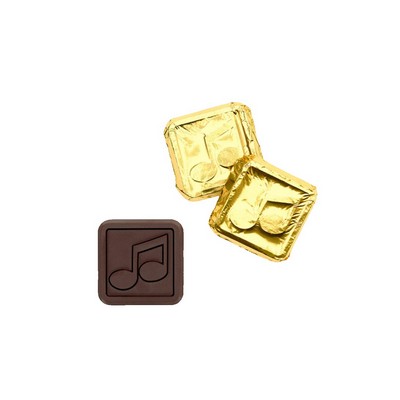 Music Note Premium Gold Foil-wrapped Milk Chocolate Coin