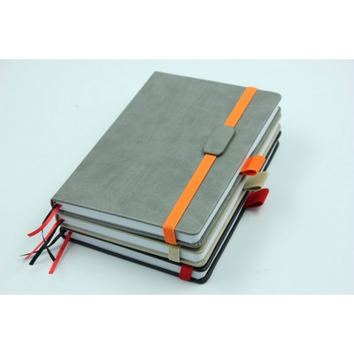 High Quality Color Changing PU Cover Notebook With Elestic String