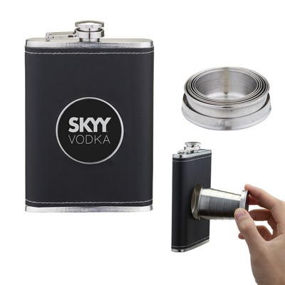 8 Oz. Collapsible Shot Cup Flask