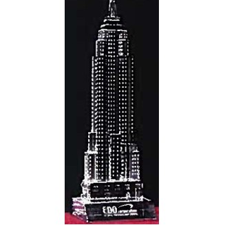 Crystal Empire State Building New York Sculpture