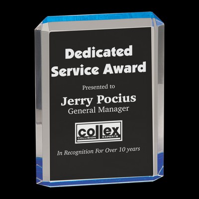 Blue Premier Acrylic Award (4¾"x6¼")