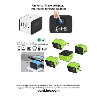 iBank ® World Travel Adapter for 150 countries